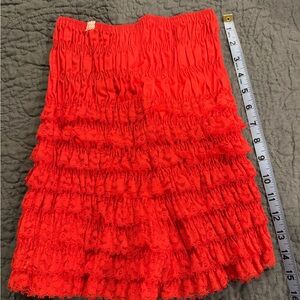 Vintage Malco Modes gathered N25 S Women's Panties petti pants red